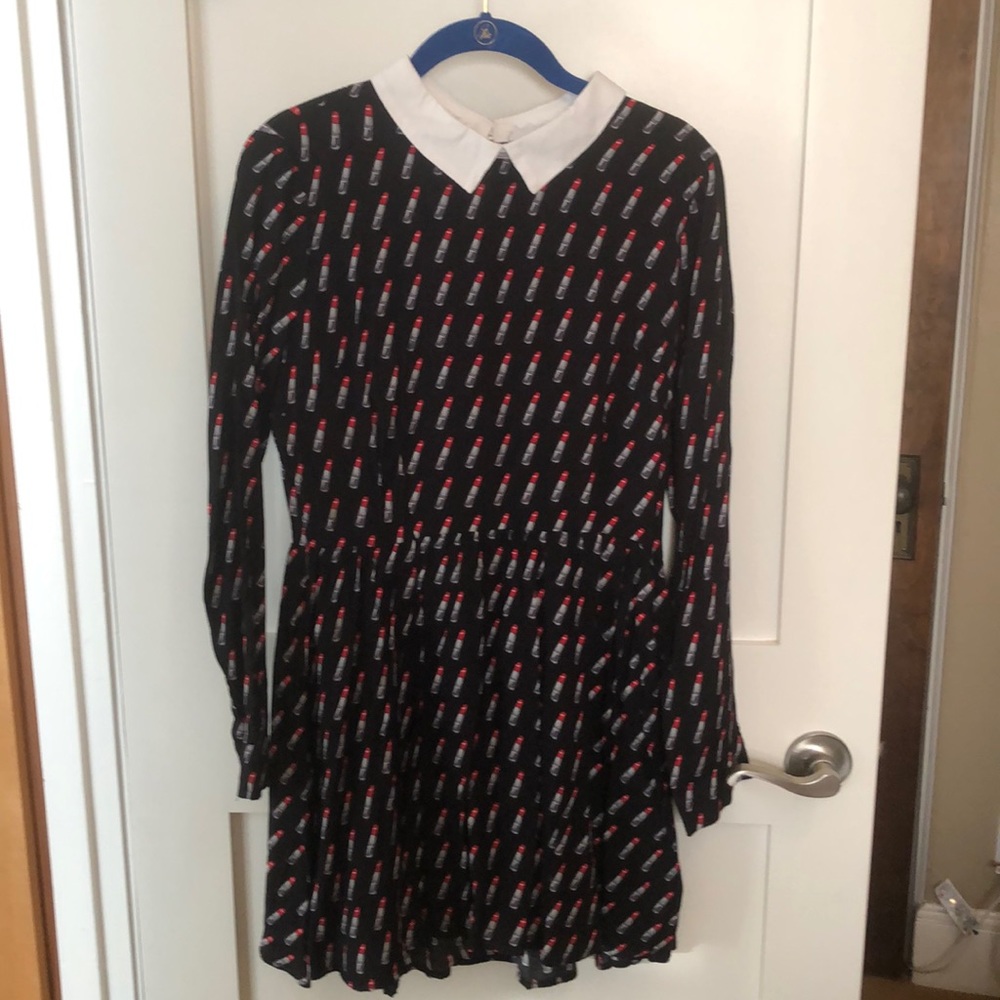 Lipstick print dress from F21